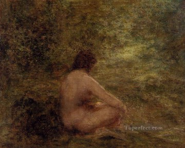 the bath of psyche Painting - The Bather Henri Fantin Latour